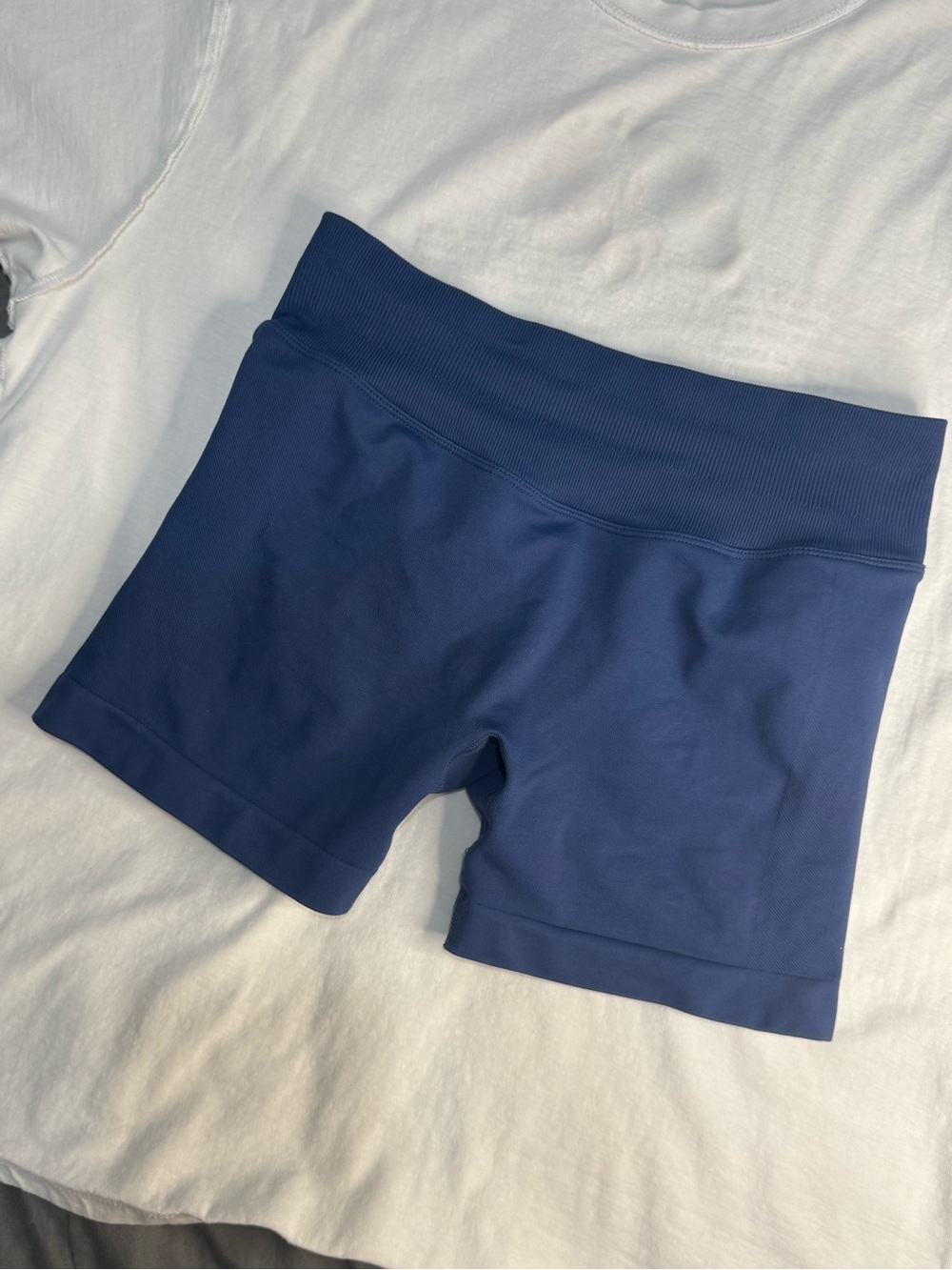 Midnight Navy High-Rise Bike Shorts